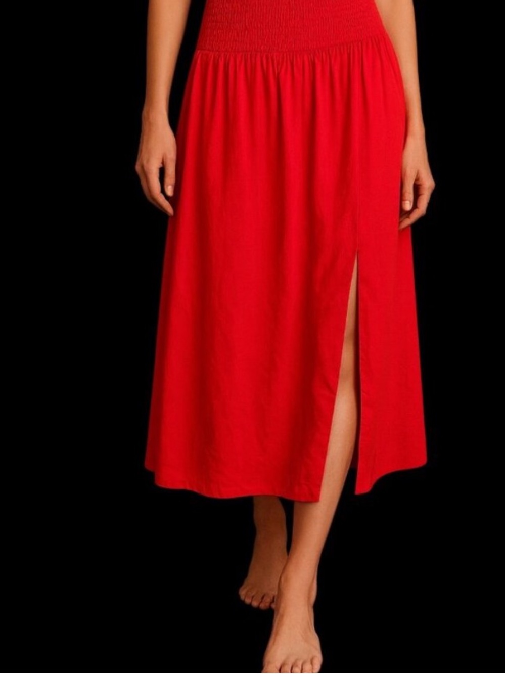 Wild Fable smocked maxi skirt
XS